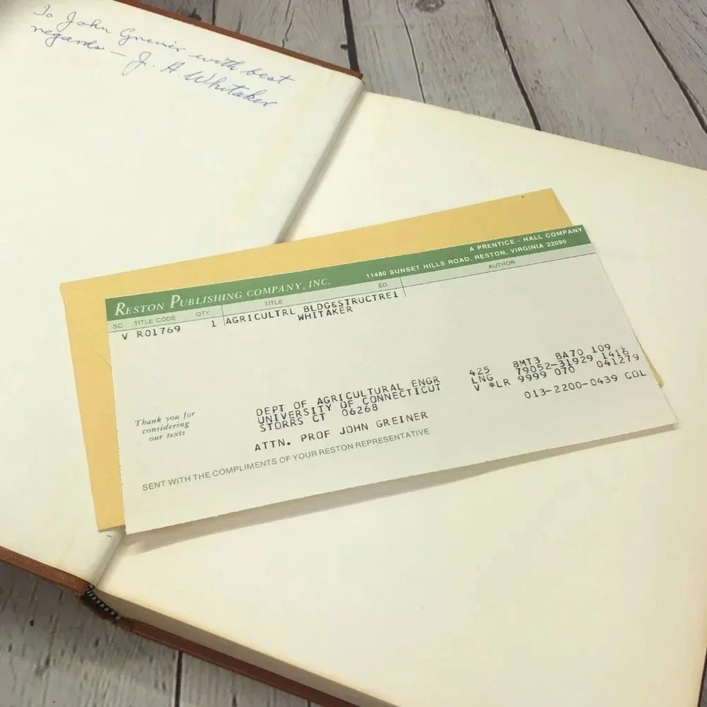 1979 vintage textbook AGRICULTURAL BUILDINGS & STRUCTURES